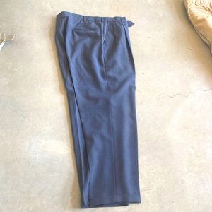 Wimbledon dark gray fine poly Dress Pants 34 waist 30 length no